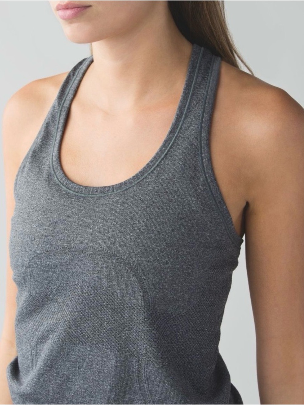 Lululemon Heather Grey Swiftly Tech Racerback Tank Top | Size 6